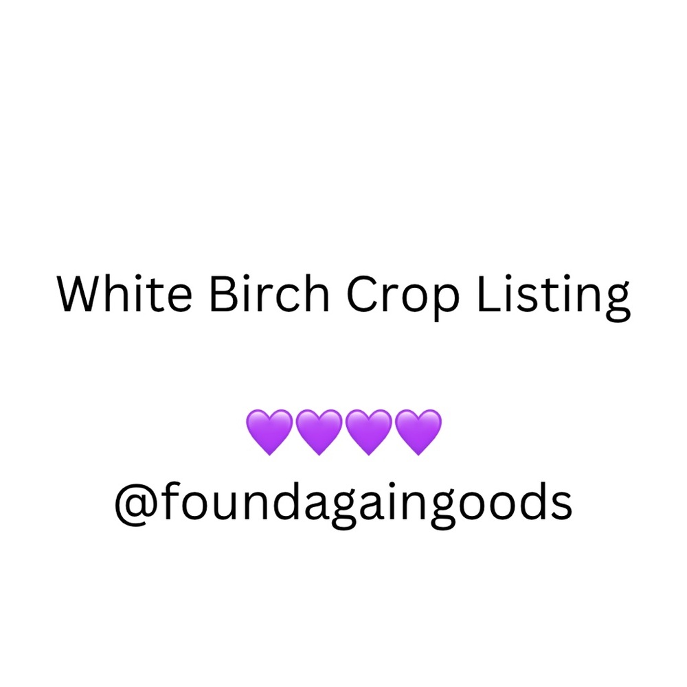 White birch purple crop